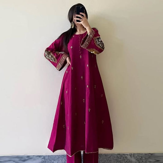 Zincorus 2-pieces  Embroidered